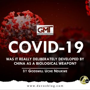 COVID-19: The Conspiracy Theory? (BY Godswill Uche Ndukwe)